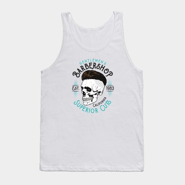 GENTLEMEN'S BARBERSHOP Tank Top by CustomCraze